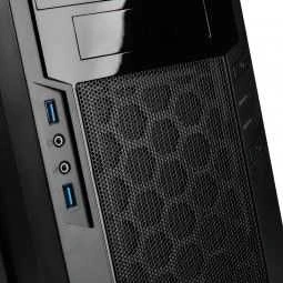 PC korpusas Silverstone Silent SST-PS13B Precision Midi Tower ATX,window, Juodas