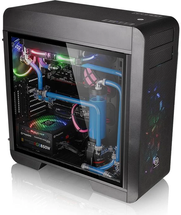 Housing Thermaltake Core V71 TG CA-1B6-00F1WN-04 (ATX, Extended ATX, Micro ATX, Mini ITX, juodos spalvos)