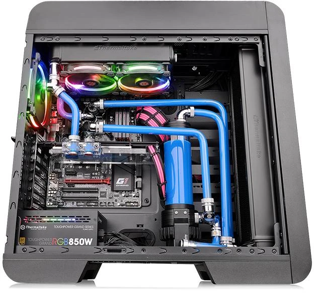 Housing Thermaltake Core V71 TG CA-1B6-00F1WN-04 (ATX, Extended ATX, Micro ATX, Mini ITX, juodos spalvos)