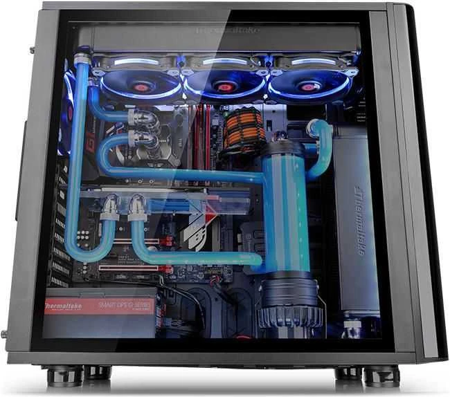 Korpusas Thermaltake View 31 USB3 Juodas Tempered Glass