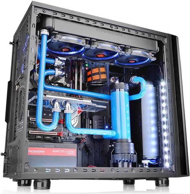 Korpusas Thermaltake View 31 USB3 Juodas Tempered Glass