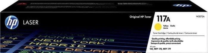 Hewlett Packard (HP) HP 117A geltoni originalūs dažai (W2072A)