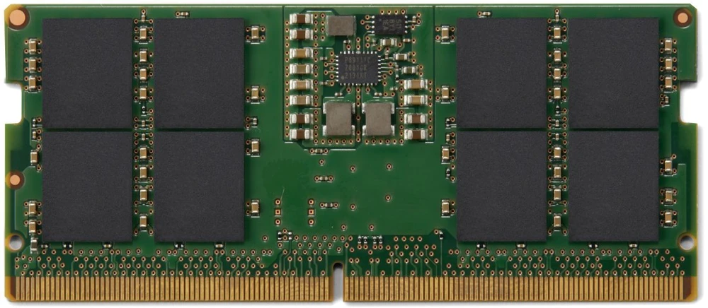 HP 16 GB DDR5 atmintinis modulis iš viršaus