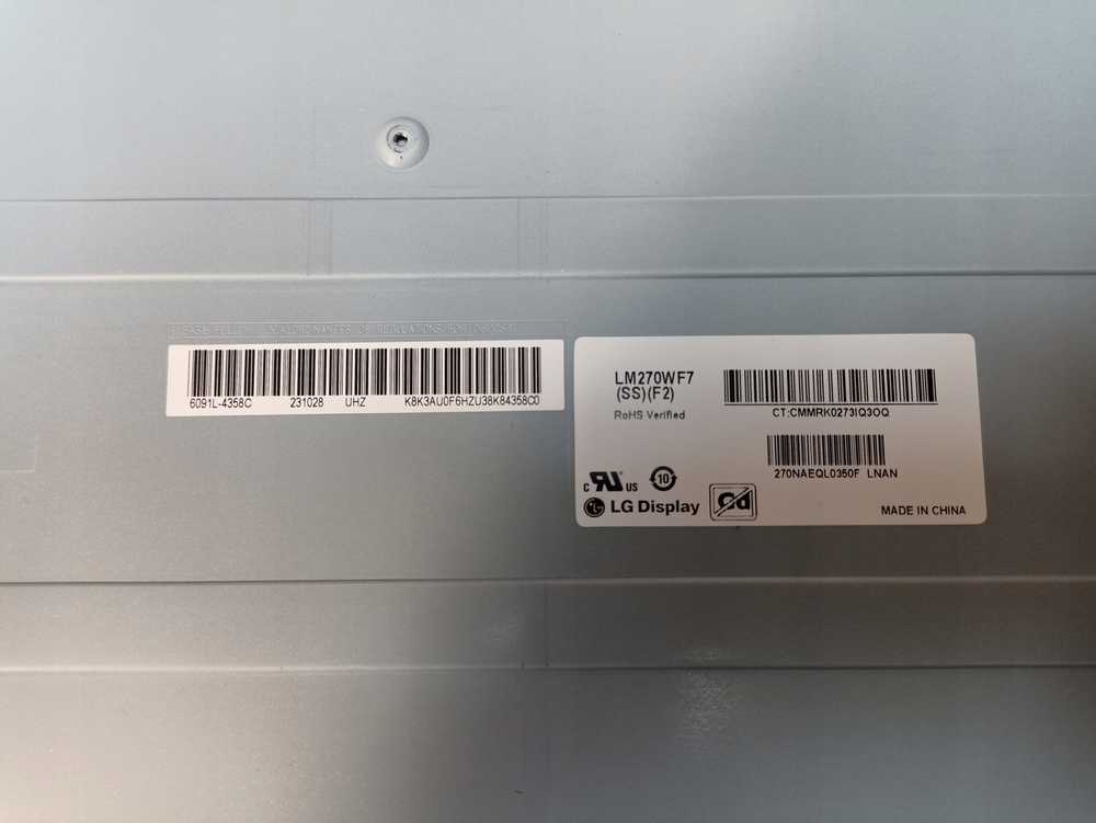 Monitorius HP 27-inch Full HD display panel