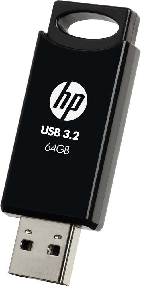 HP 64GB 712W Juodas USB 3.2 - USB STICK