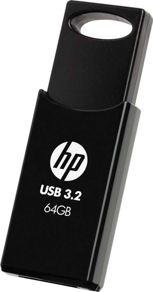 HP 64GB 712W Juodas USB 3.2 - USB STICK