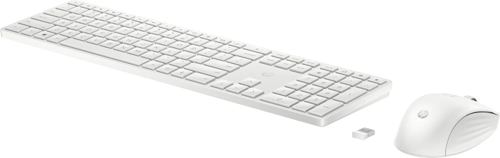 Klaviatūra ir pelė HP 650 Baltas (650 Belaidė klaviatūra and M)