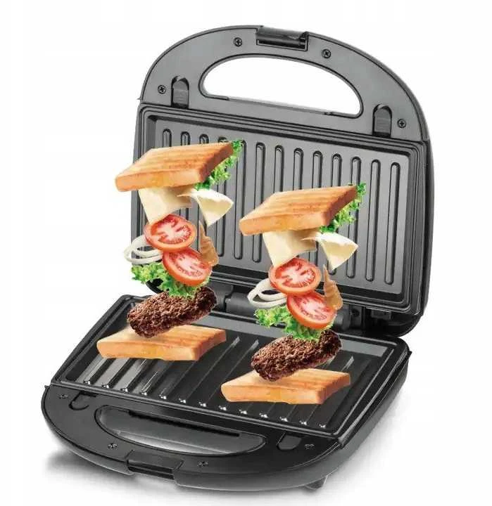 Sumuštinių keptuvas Elektrinis grilius HP Keptuvas 6715 JUODA 800 W GRILL