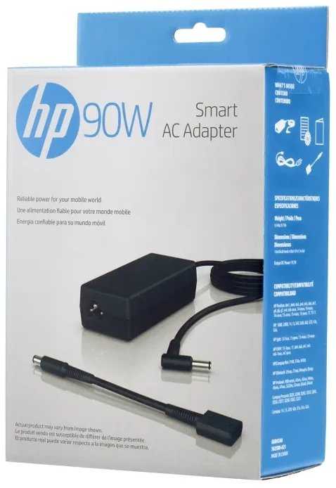 Nešiojamojo kompiuterio maitinimo adapteris HP 90 W, (90W Smart AC Adapteris SWIS2)