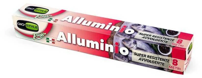 Style Aluminum foil 8m / 12µm / Ø3x30cm