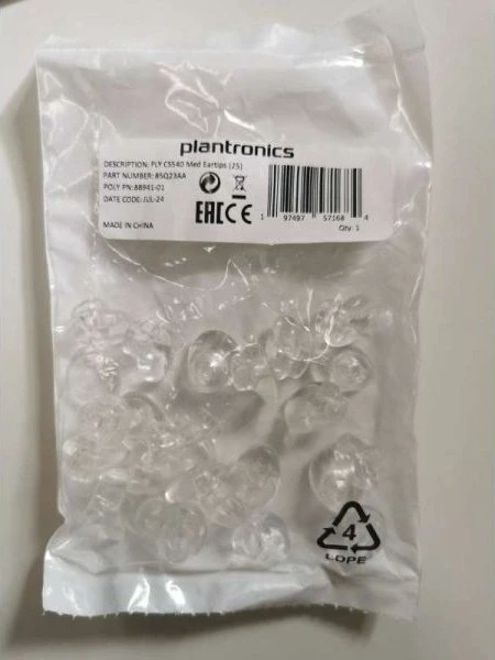 Ausinės HP Poly atsarginė dalis-Ohrstpsel Gre M fr W440/W740/CS540 (25er Pack)