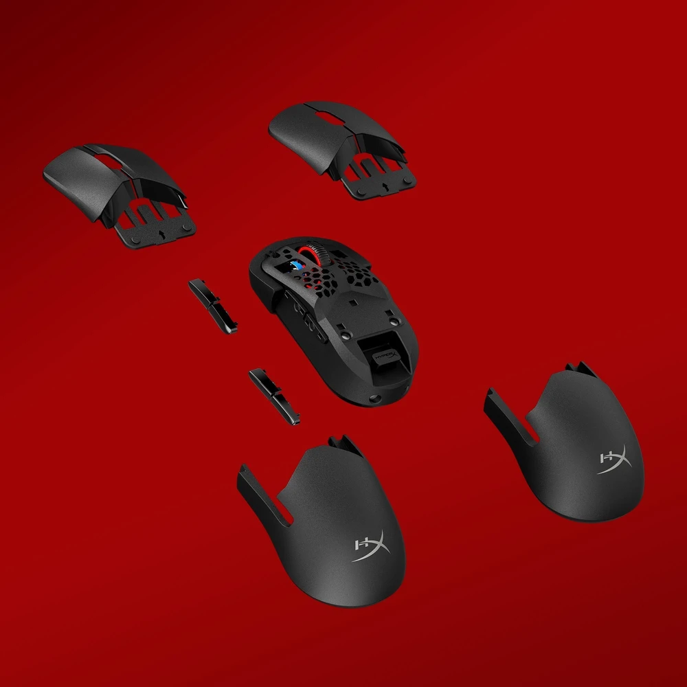 Hewlett Packard (HP) HyperX Pulsefire Saga Wireless – žaidimų pelė (juoda) – pelė