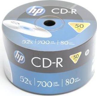 Hewlett Packard (HP) HP CD-R 700 MB 52x50 vnt (HPCDP50C)