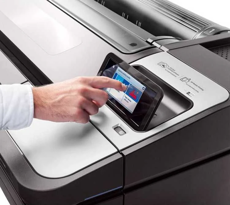 HP DesignJet T1700 44 colių didelio formato spausdintuvas su PostScript