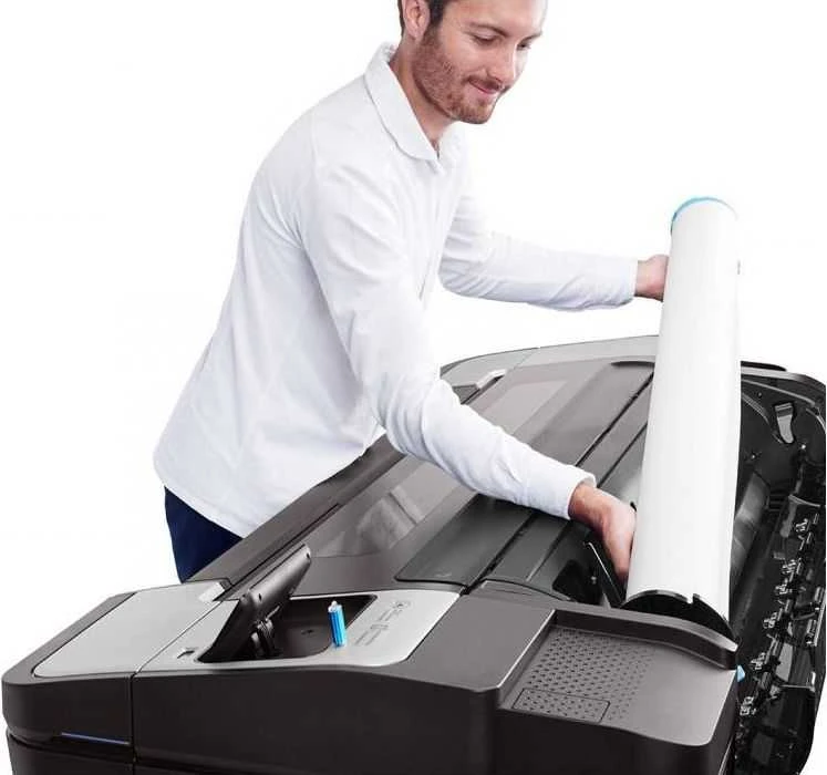 HP DesignJet T1700 44 colių didelio formato spausdintuvas su PostScript