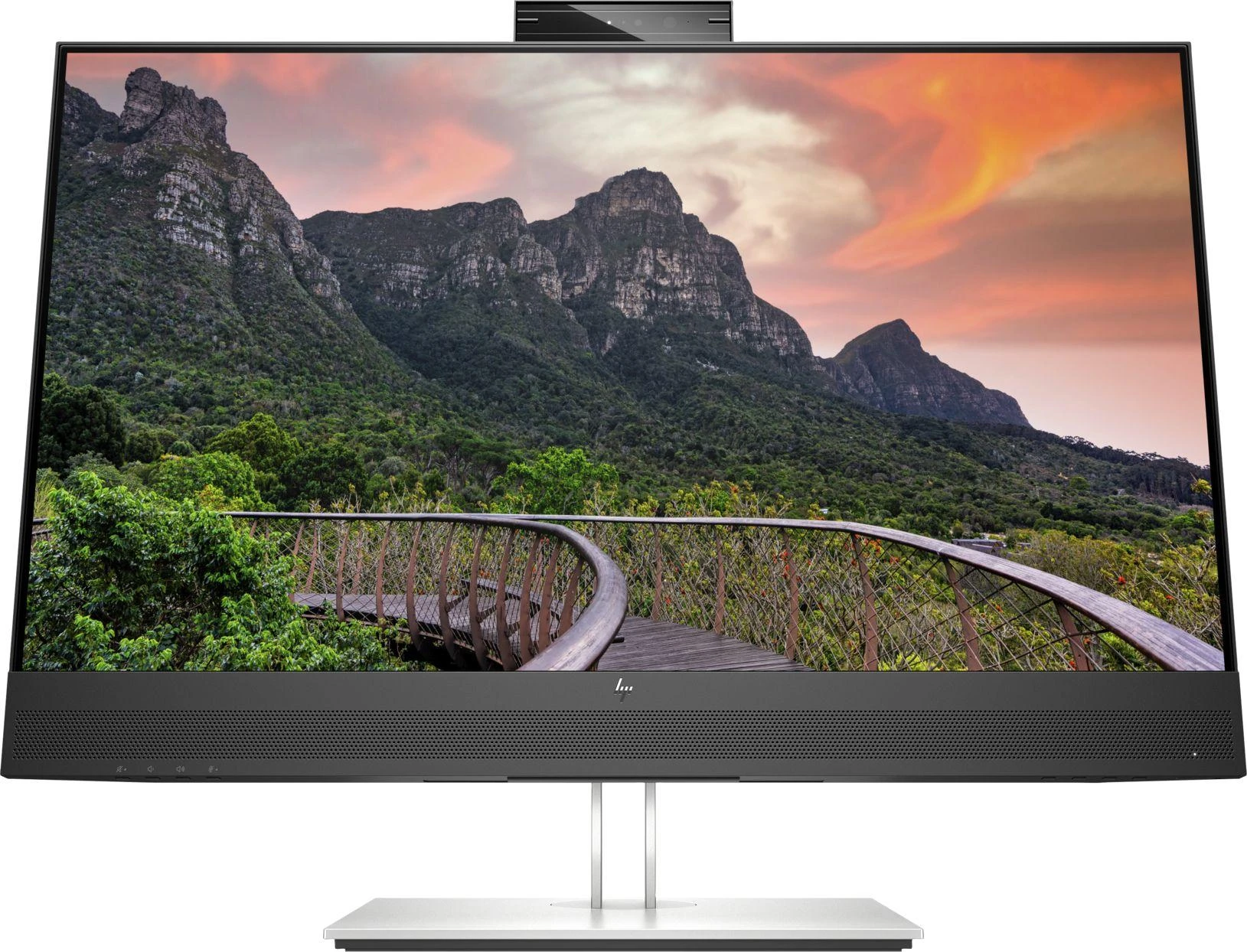 Monitorius HP E27m G4 QHD USB-C Conferencing Monitor/IPS/QHD (2560 x 1440)/300 nits/web cam 5MP/Speakers 2 x 5 W  (40Z29AA)
