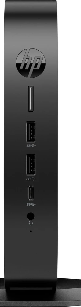 HP Elite t655 kompiuteris – plonas klientas – SFF – 1 x Ryzen Embedded R2314 / 2,1 GHz – RAM 4 GB – Flash 32 GB – eMMC – Radeon Graphics – 1GbE, Bluetooth 5.2 – WLAN: 802.11/b/a/b/a. - HP ThinPro - Monitorius: keiner - Klaviatūra: vokiška