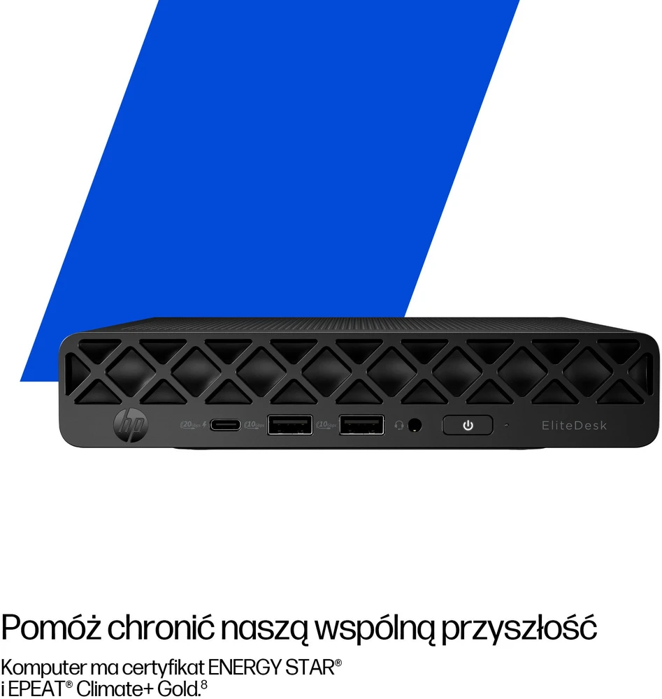 Stacionarus kompiuteris Hewlett Packard (HP) Komputer elitedesk 8 mini g1i u7-265t 1tb/16gb/w11p 998z2et