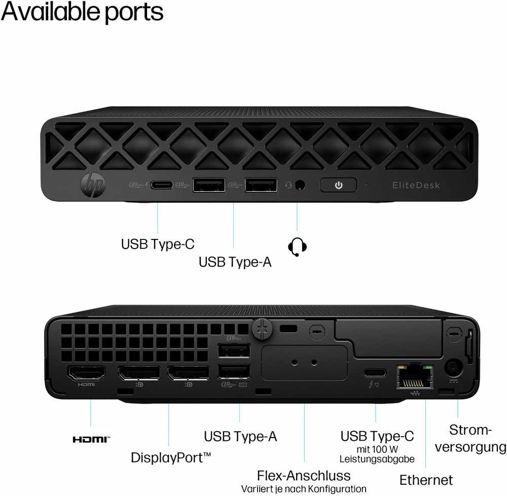 Stacionarus kompiuteris HP EliteDesk Mini 8 G1i CU7-265T/16GB/512GB/W11Pro