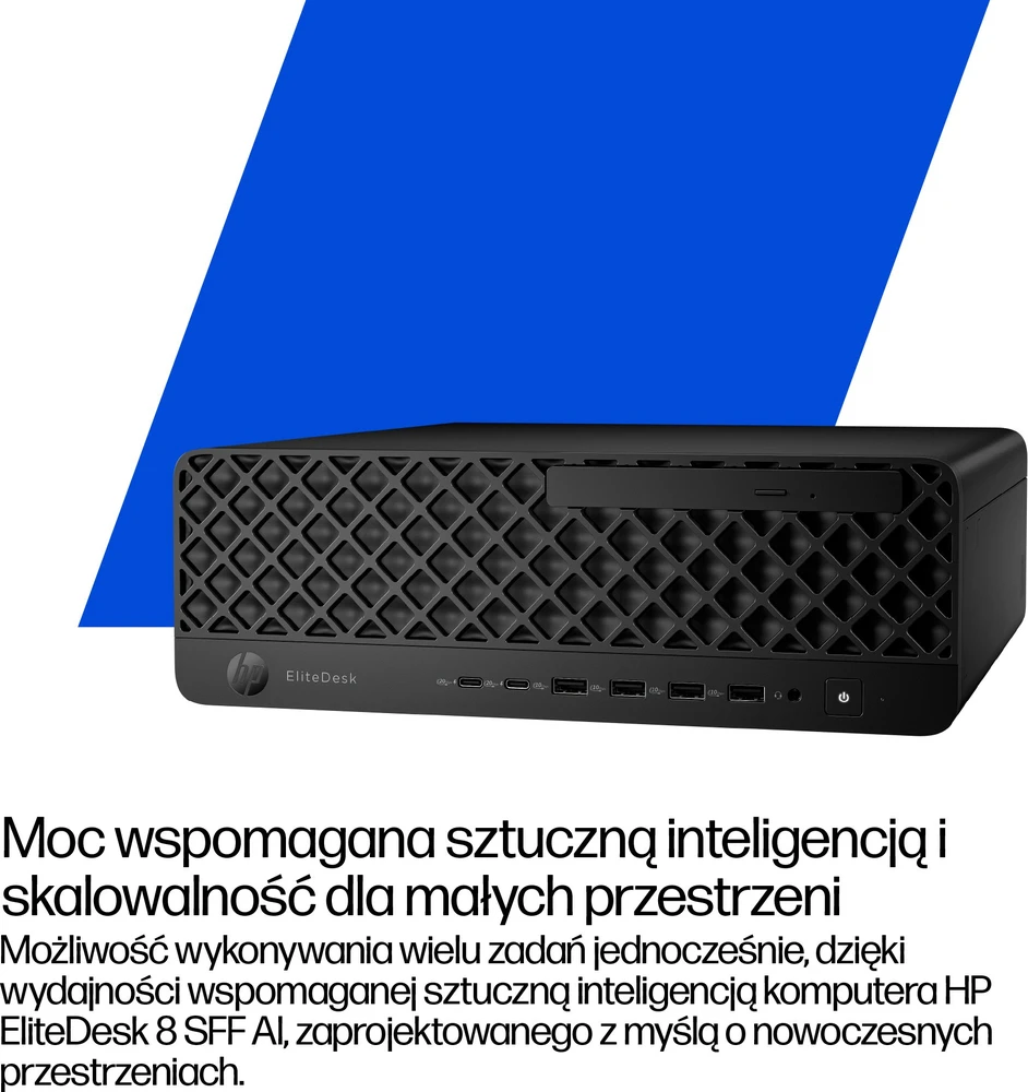 Stacionarus kompiuteris Hewlett Packard (HP) HP EliteDesk 8 SFF G1i Ultra 7 265 16GB DDR5 5600 SSD 1TB Arc W11Pro 3Y OnSite