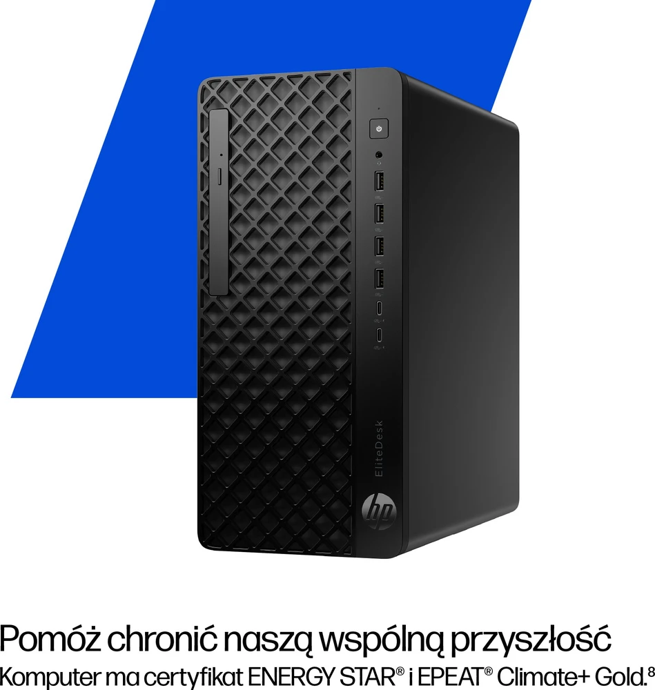 Stacionarus kompiuteris HP EliteDesk 8 SFF G1i AI, Intel Core Ultra 5 235, 16 GB DDR5-SDRAM, 512 GB SSD, Windows 11 Pro, AI PC, juodos spalvos