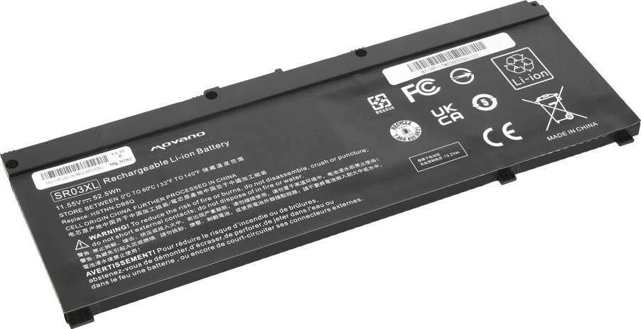 HP Gaming 15 17 Omen 15-DC nešiojamojo kompiuterio Movano baterija SR03XL