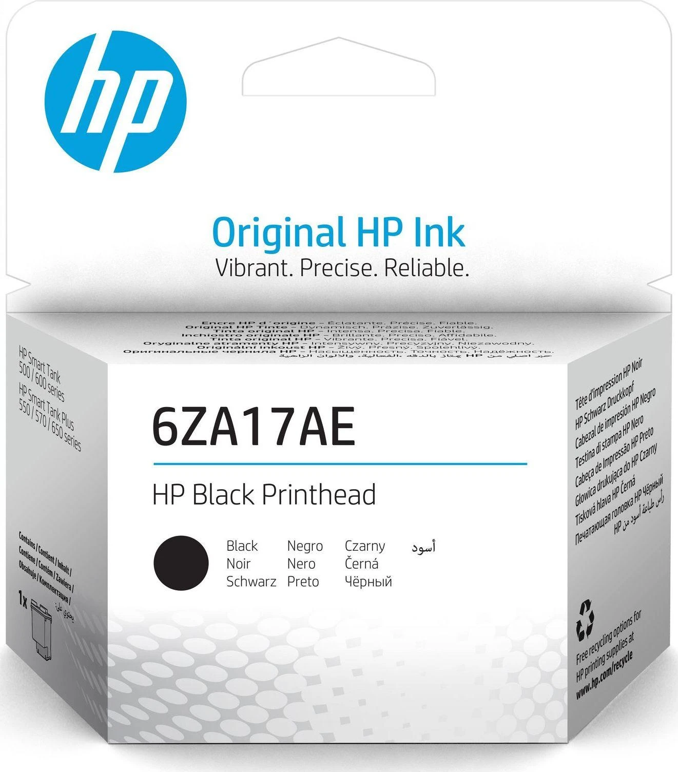 Hewlett Packard (HP) HP 6ZA17AE Rašalinė spausdinimo galvutė, Juoda