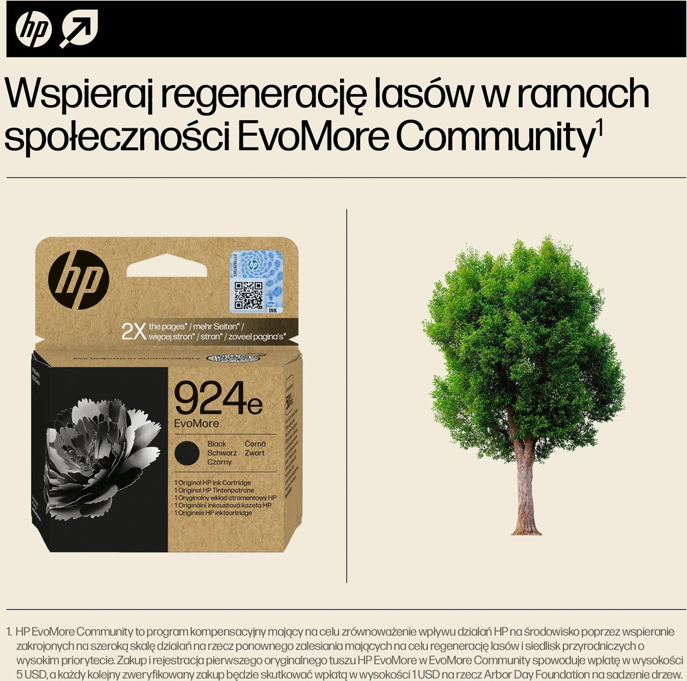 HP No. 924e juoda