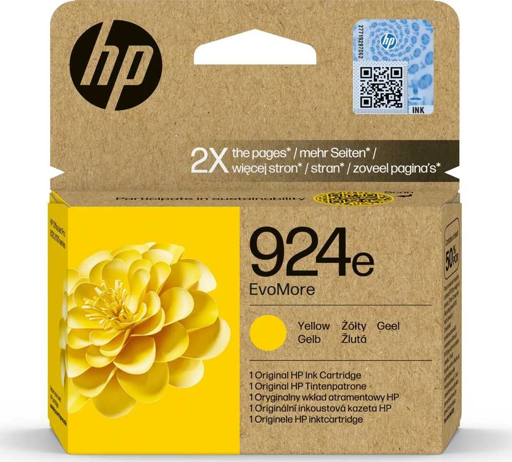 HP No. 924 geltona EVO MORE