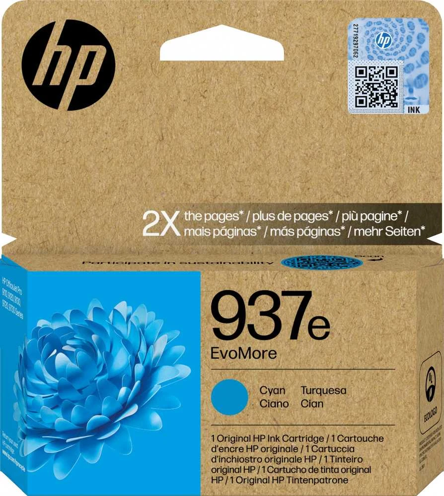 HP No. 937 mėlynas Instant Ink EVOMORE