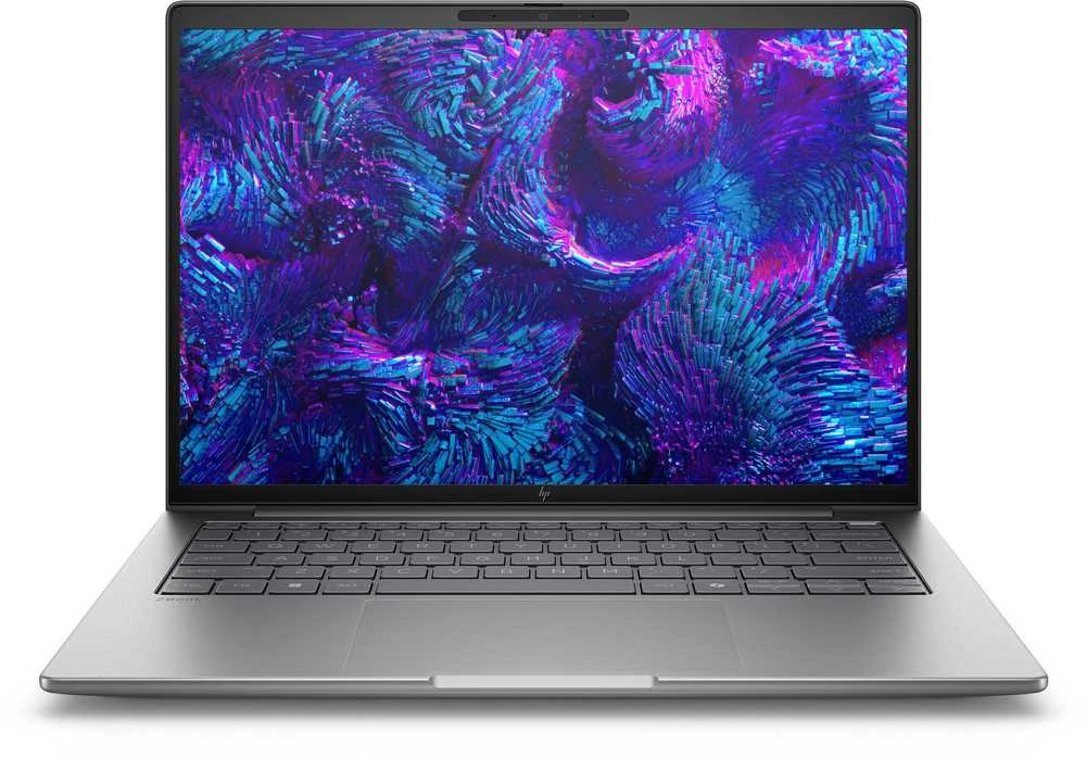 Nešiojamas kompiuteris Hewlett Packard (HP) HP ZBook 8 G1i Intel Core Ultra 7 255H Mobili darbo stotis 35,6 cm (14") WUXGA 16 GB DDR5-SDRAM 1 TB SSD NVIDIA RTX 500 Ada Wi-Fi 7 (802.11be) Windows 11 Pro AI darbo stotis, AI asmeninis kompiuteris Sidabrinis