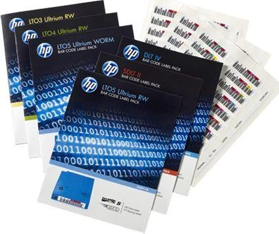 Hewlett Packard (HP) LTO-5 Ultrium RW Bar Code