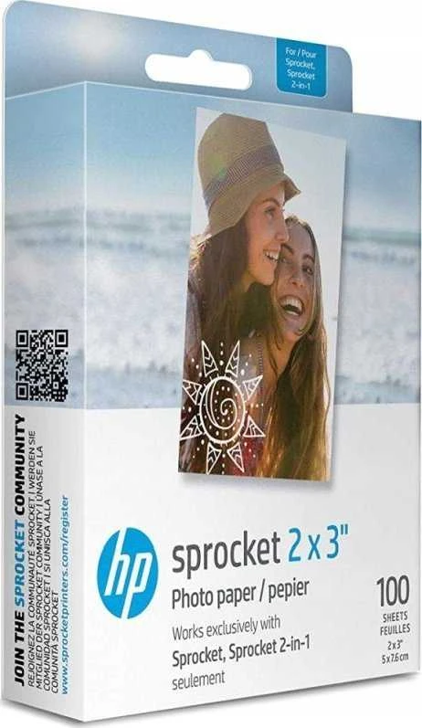 HP Sprocket Studio 2x3" 2 vnt. (100 vnt.)