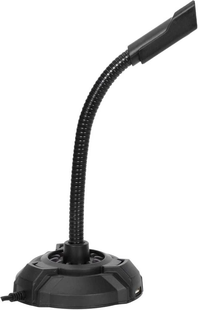 HP, kompiuterio mikrofonas, DHP-1100C, Juoda, USB šakotuvo LED lemputė