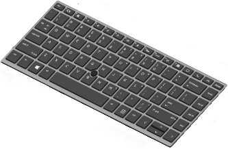 HP L15540-B31 dalys zamienne do notatników Klaviatūra