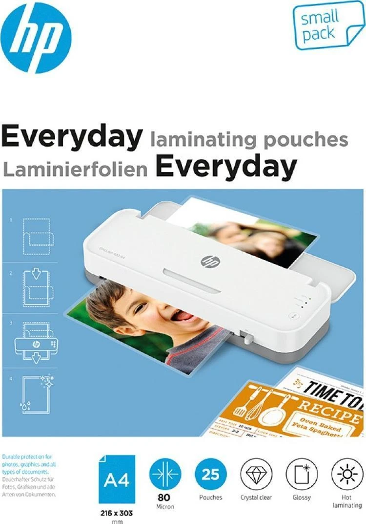 HP EVERYDAY laminavimo folija 25 vnt