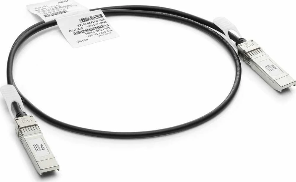 Šakotuvas Hewlett Packard (HP) Modulis kabelis aruba jonas 10g sfp+ to sfp+ 1m dac r9d19a