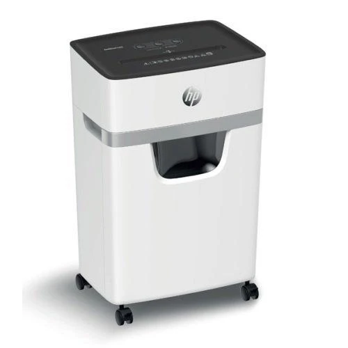 Popieriaus Smulkintuvas - HP Oneshred 10MC, Mikro Pjaustymas, P-5, 10 Kortelių, 20 L, Šviesiai Pilkas