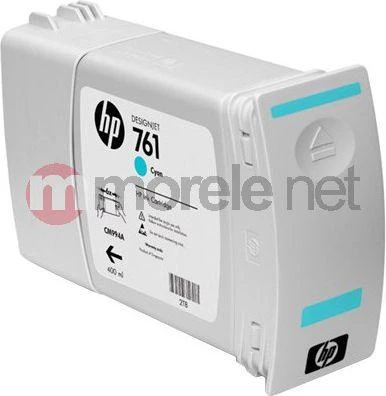 Hewlett Packard (HP) HP 761 cyan rašalas, 400 ml Designjet T7100