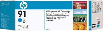 Hewlett Packard (HP) HP nr. 91 rašalo kasetė. Žydras rašalas su „Vivera“ rašalu (775 ml)