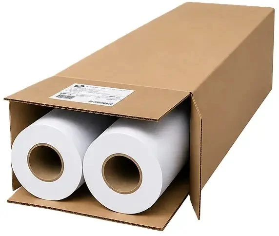 HP „Papier Bright Baltas“ rašalinis popierius, 914 mm, 45 m, 90 g/m2 – 2 ritinėlių pakuotė (A6DE6A)