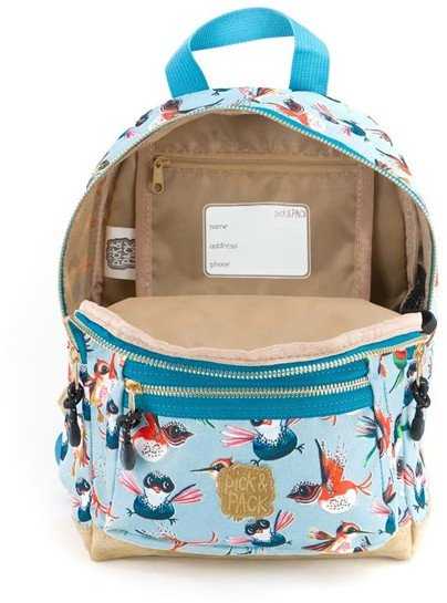 HP „Pick & Pack Birds“ kuprinė (22 x 31 x 11 cm) – Dusty mėlynas