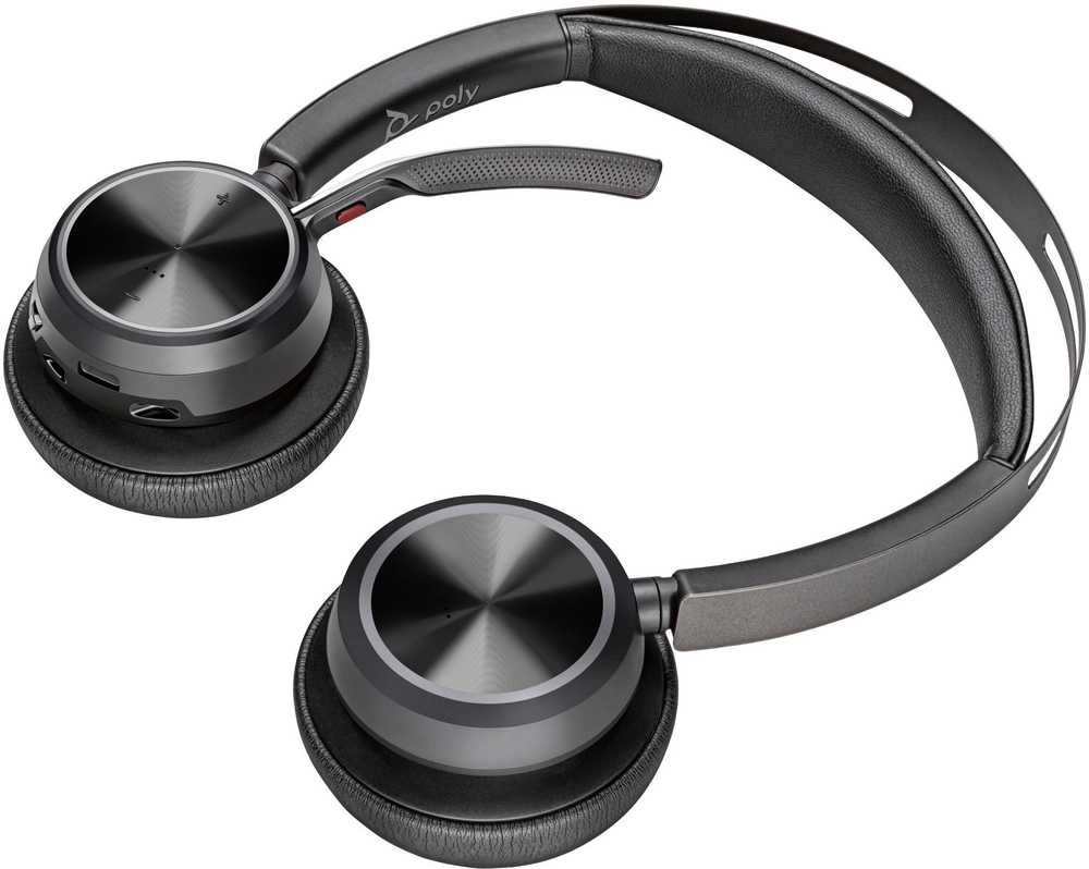 Ausinės HP Voyager Focus 2 USB-C + przejściówka USB-C/A Rinkinys (HP/POLY Voyager Focus 2)
