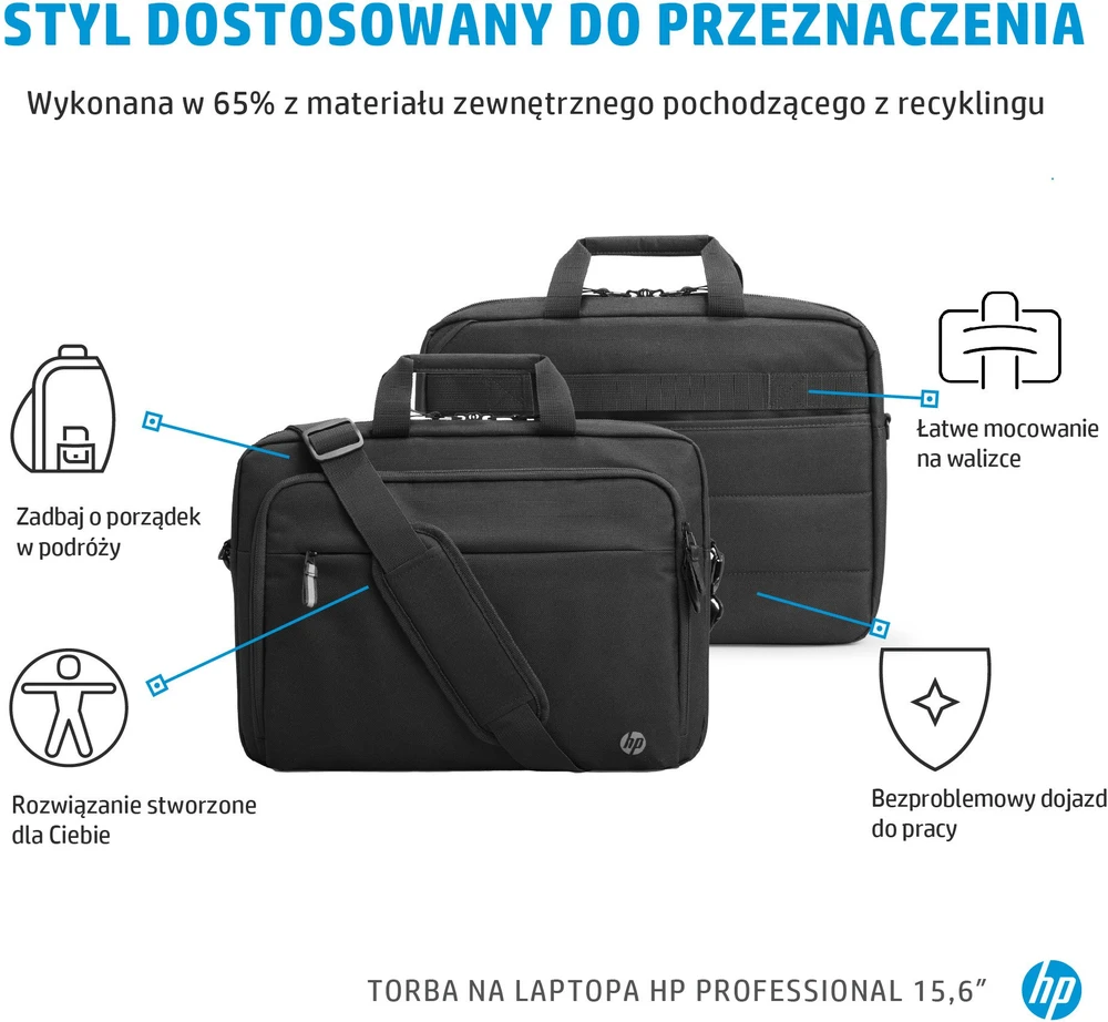Krepšys HP Professional 15.6-Inch Nešiojamas kompiuteris
