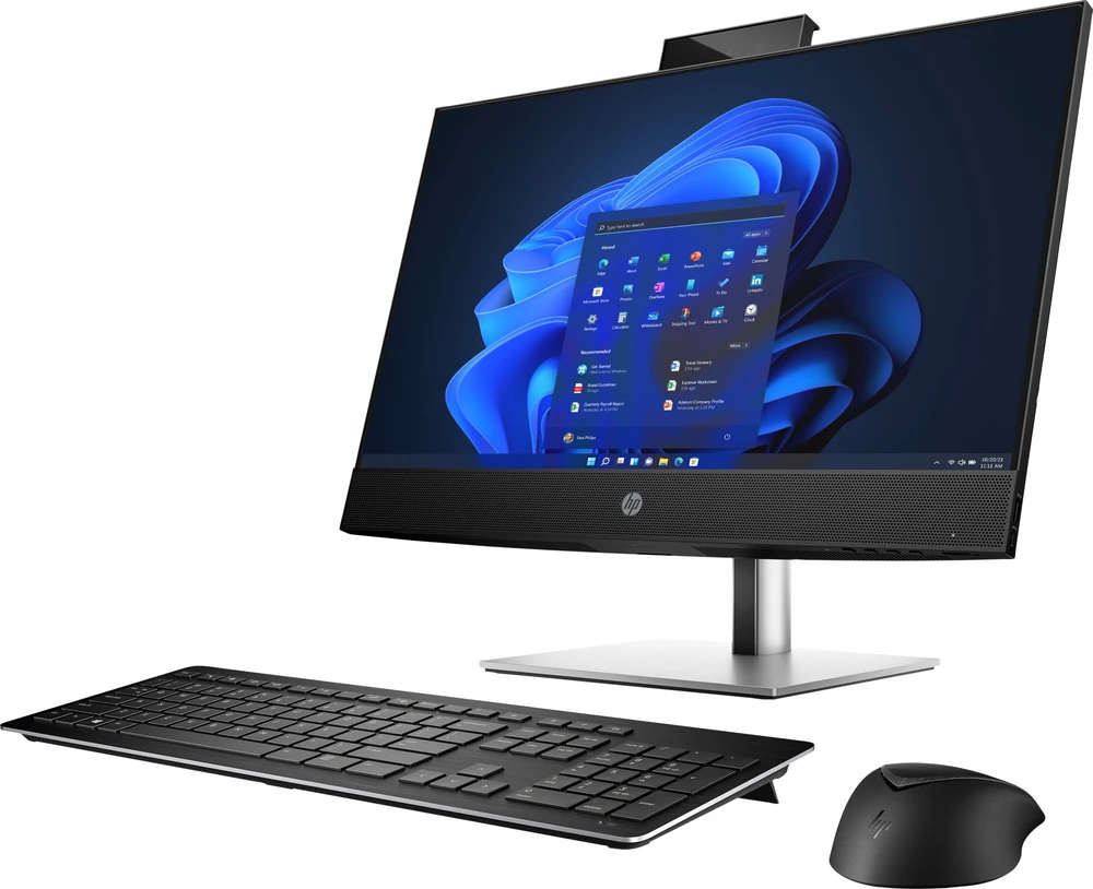 HP ProOne 440 G9 AiO i5-14400T 23.8" FHD IPS 250nits AG 16GB DDR5 4800 SSD 512 UHD 730 Kb+Mouse Cam 5Mpx W11Pro Juodas 3Y OnSite