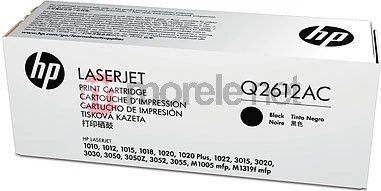 Hewlett Packard (HP) HP Q2612A cartridge, juodas