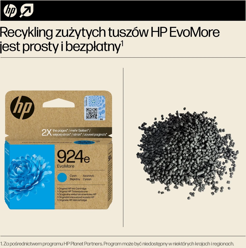 HP No. 924 mėlynas EVO MORE