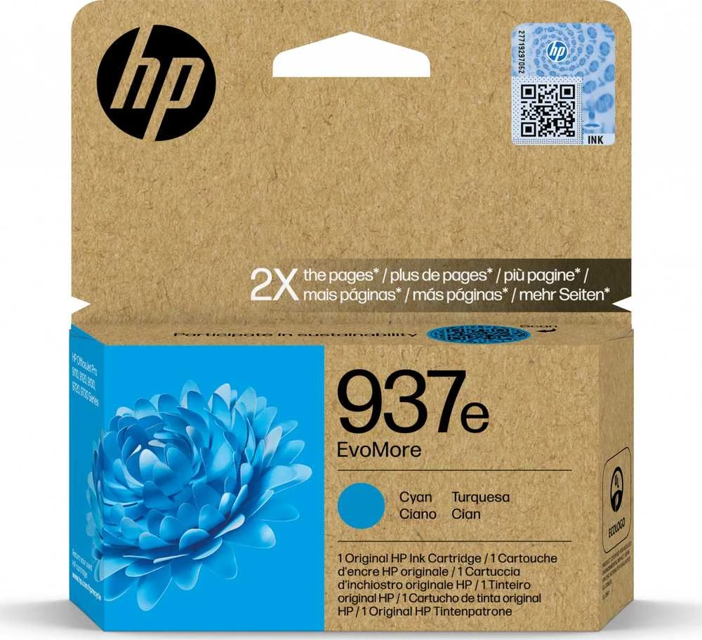 HP No. 937 mėlynas Instant Ink EVOMORE