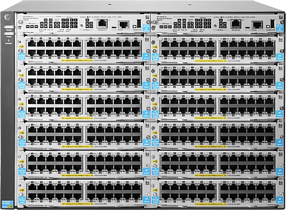 Šakotuvas „Hewlett Packard“ (HP) ARUBA 5412R zl2 komutatorius J9822A – ribota viso naudojimo laiko garantija