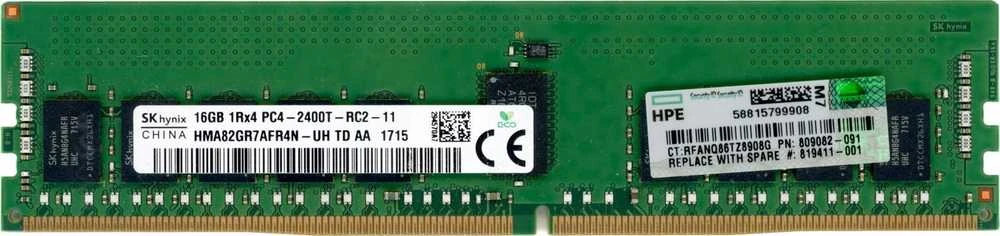 RAM Hewlett Packard (HP) Atmintis serwerowa HP 16 Gb Single Rank 1x16